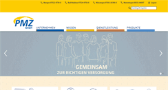 Desktop Screenshot of pmz.de